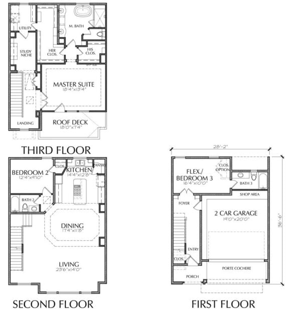 Townhouse Plan E3001 B1.1L