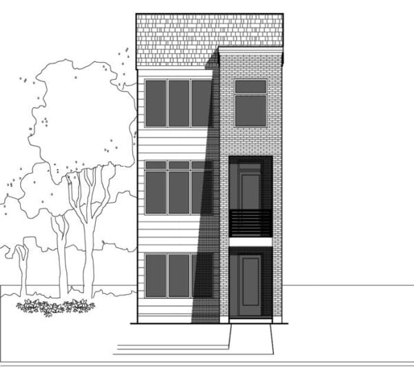 Townhouse Plan E3192 A1.2