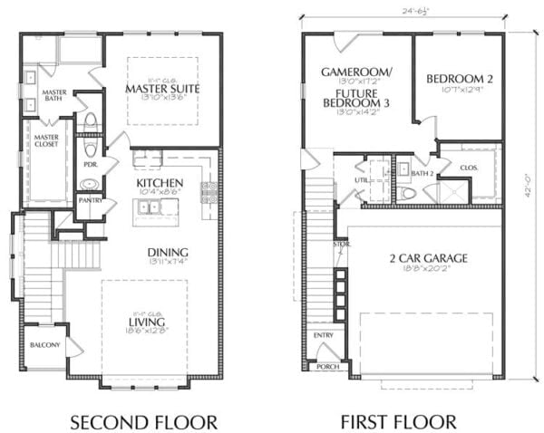 Townhouse Plan E2136 A1.2