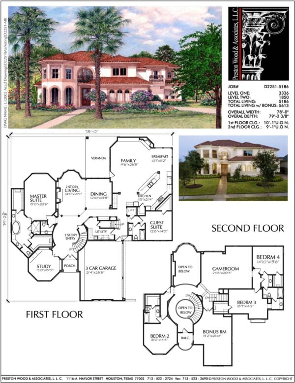 Two Story Home Design aD2251