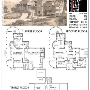 Two Story Home Plan aD1102