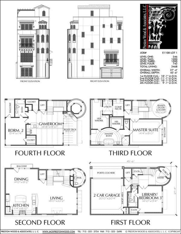 Townhouse Plan E1108 Lot 1