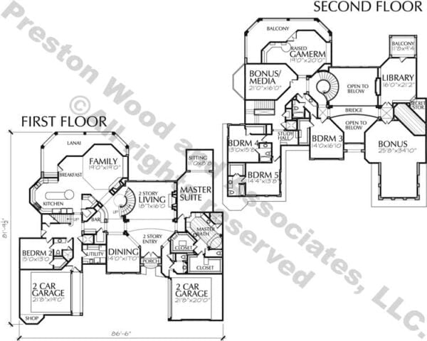 Two Story Home Plan D4305