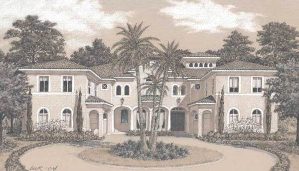 Two Story Home Plan D3076