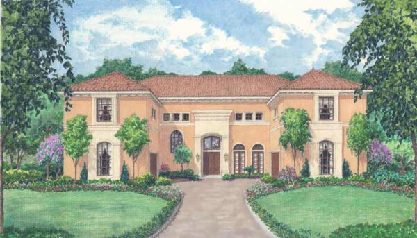 Two Story House Plan D5158