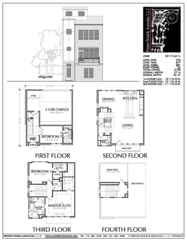 Townhouse Plan E2117 A2.1L