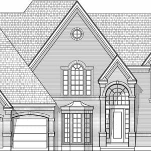 Two Story House Plan C5101