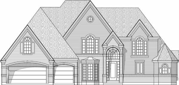 Two Story House Plan C5101