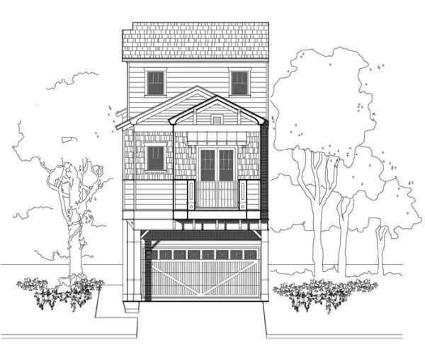 Townhouse Plan E3091 A1.1