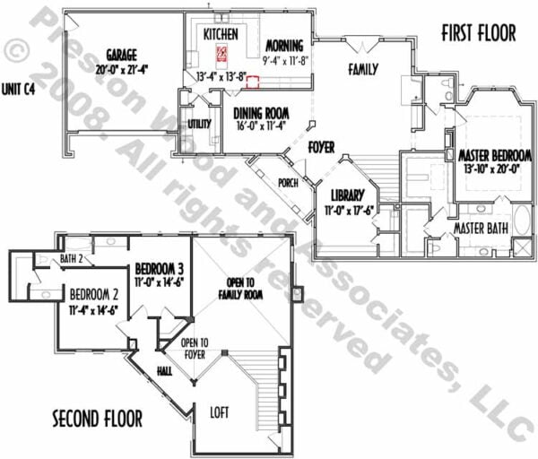 Patio House Plan C2087 C4