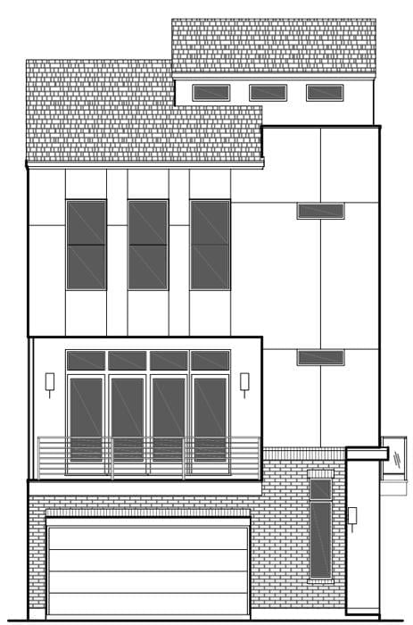 Townhouse Plan E4102-019