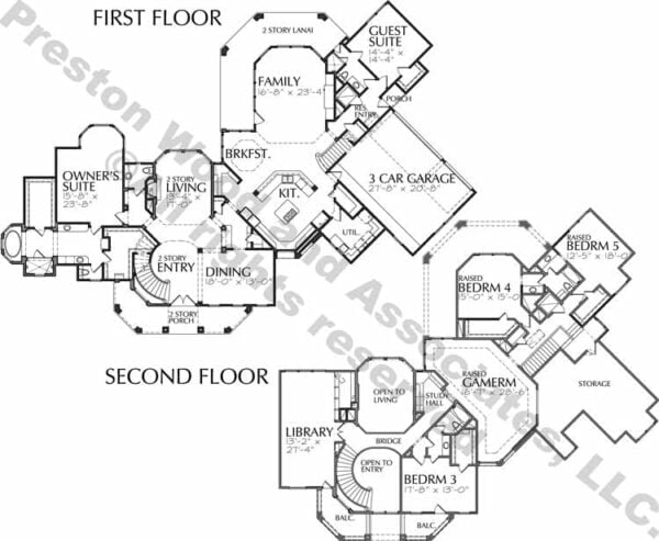 Two Story Home Plan aD0114