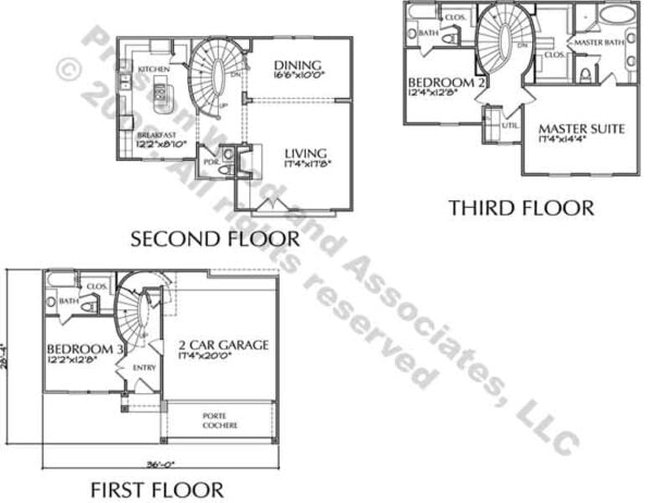 Townhouse Plan D2137 u2F-u5