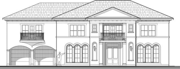 Two Story House Plan D0256