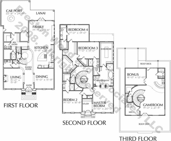 Empty Nester Home Plan aD3195