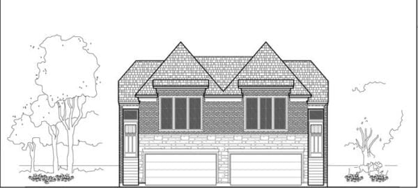 Duplex Townhouse Plan E4013