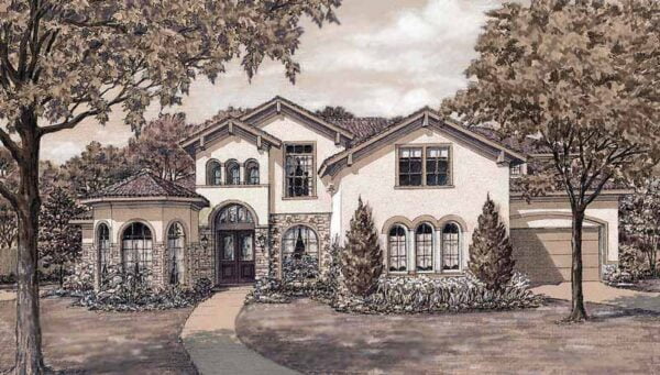 Two Story Home Plan D7138