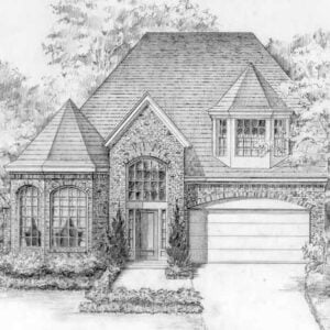 Patio House Plan C5287B