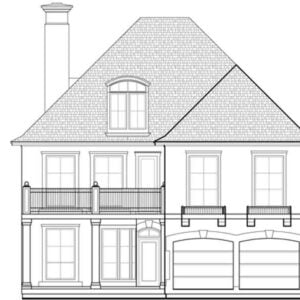 Two Story House Plan C4119 3210