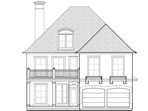 Two Story House Plan C4119 3210