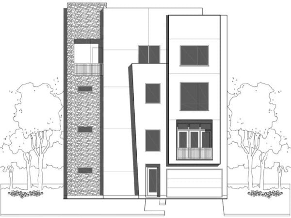 Townhouse Plan E3177 A1.1