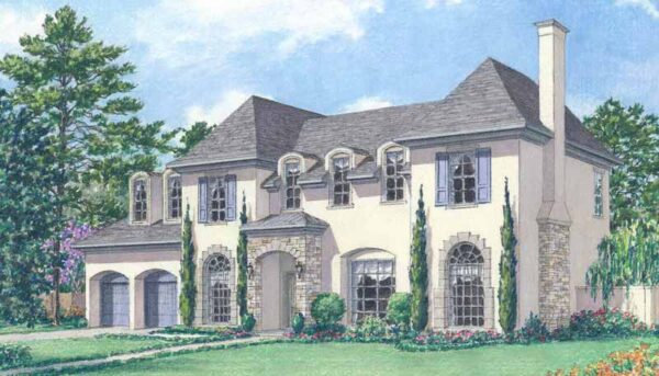 Two Story Home Plan aD7010