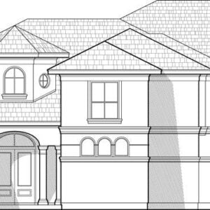 Two Story House Plan C7163