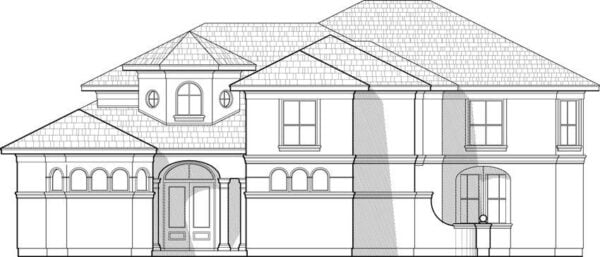 Two Story House Plan C7163
