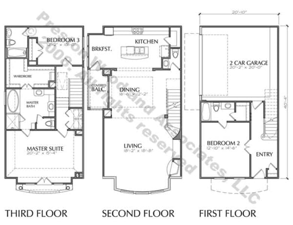 Townhouse Plan D4174-u1