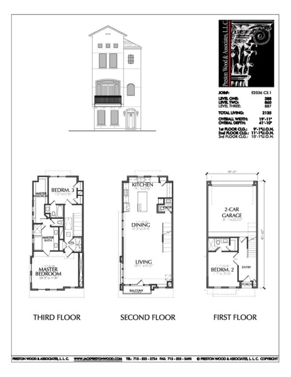 Townhouse Plan E2036 C3.1