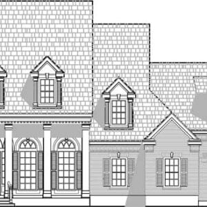 Two Story House Plan C4218