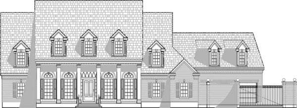 Two Story House Plan C4218