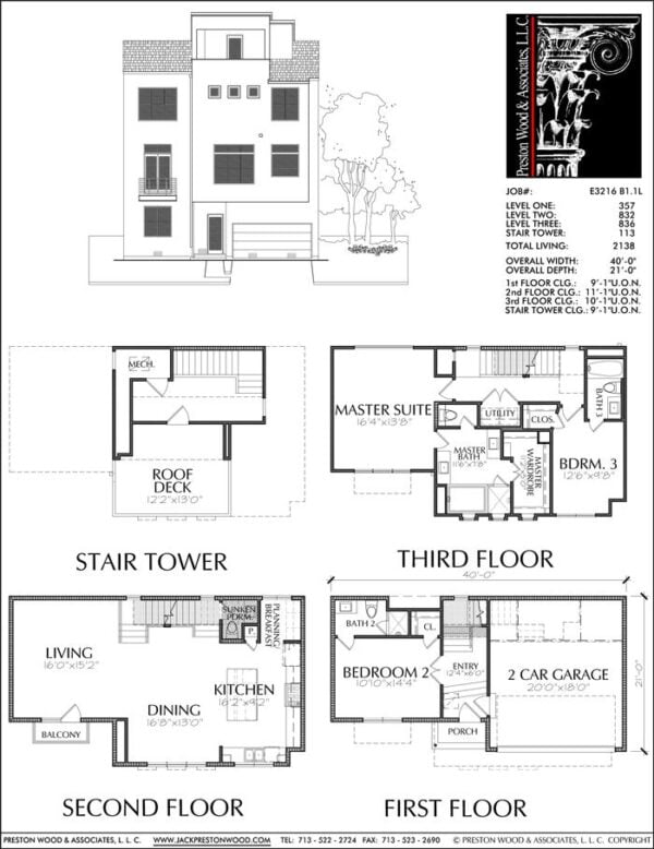 Townhouse Plan E3216 B1.1