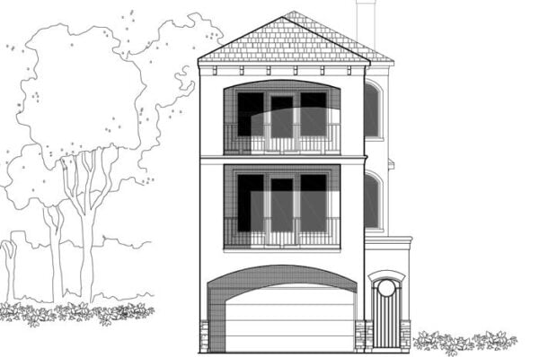 Townhouse Plan E1027 B