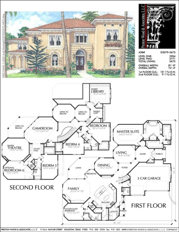 Two Story Home Plan D3079