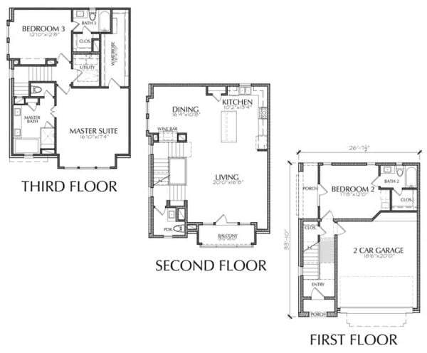 Townhouse Plan E1208 A2.3