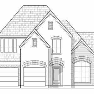 Two Story House Plan D3086