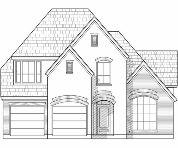 Two Story House Plan D3086