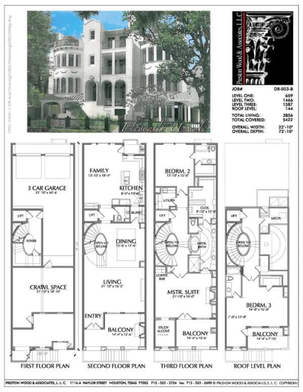 Townhouse Plan D8053 B