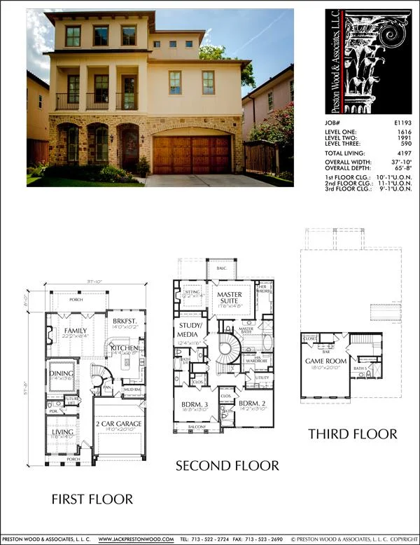 Urban House Plan E1193