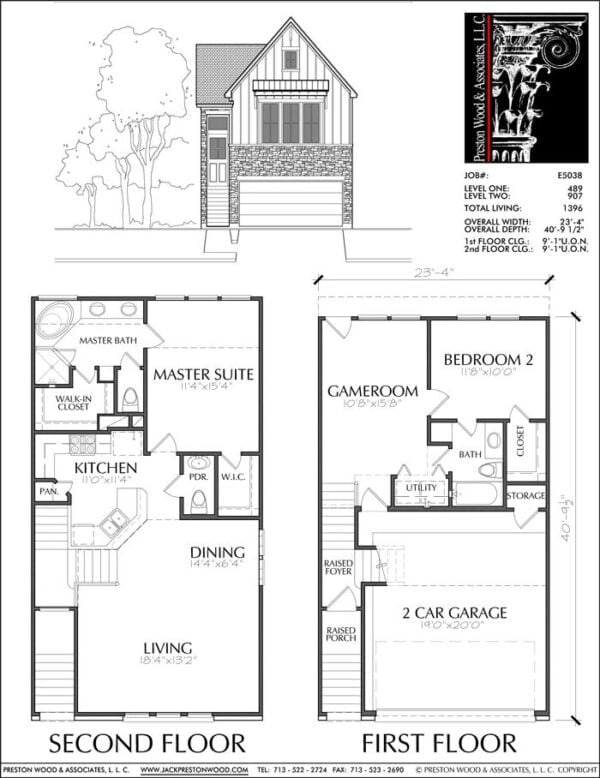 Townhouse Plan E5038