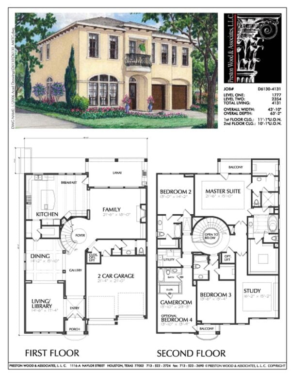 Urban House Plan D6130