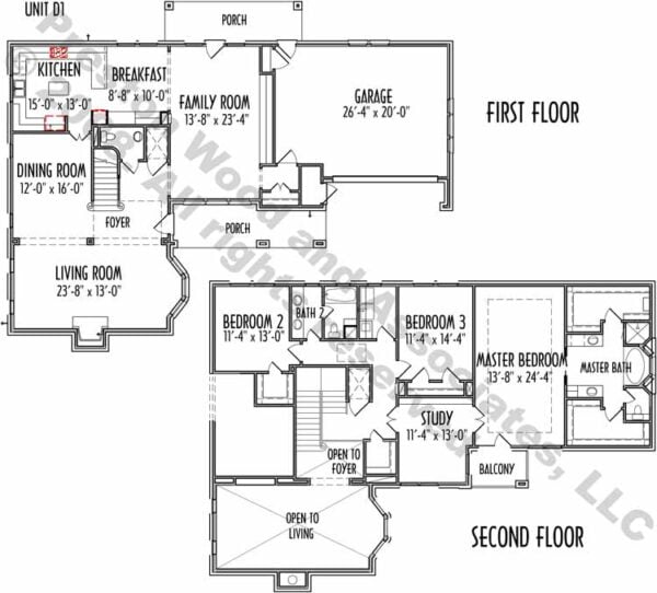 Patio Home Plan C2087 D1