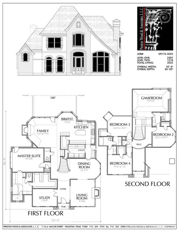 Two Story Home Plan D9174