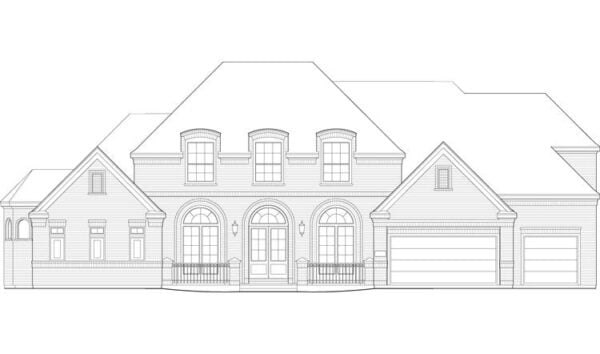 Two Story House Plan C5291