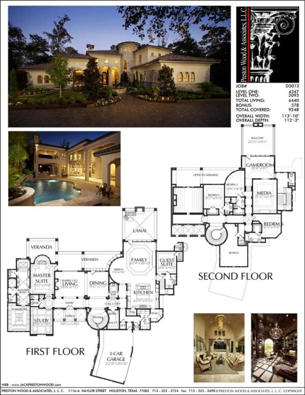 Two Story House Plan D5013