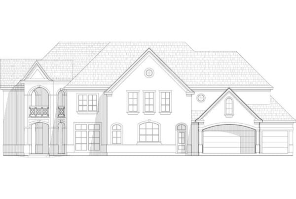 Two Story House Plan C5293