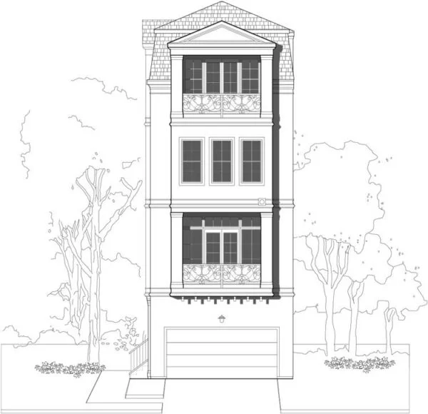 Townhouse Plan E2088 A1.1