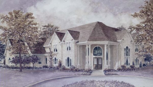 Traditional Style Home Plan aD1075