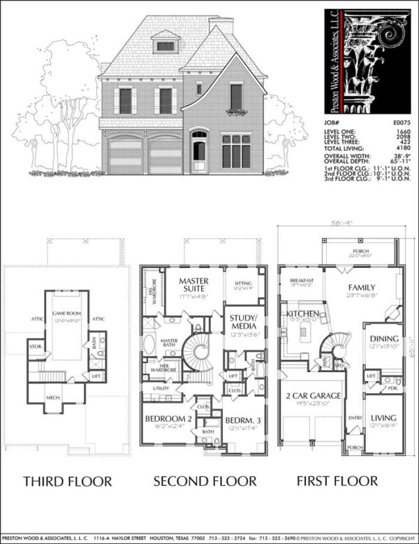 Urban House Plan E0075